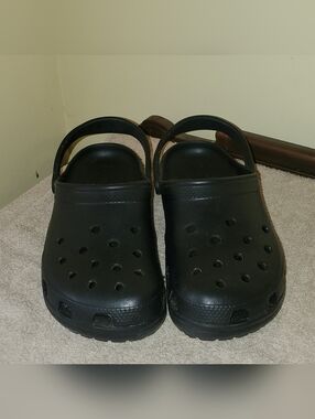 CROCS Black Slip-On Clogs Sz 14